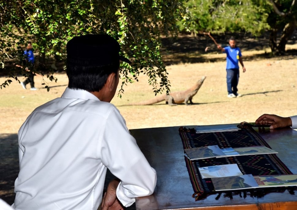 Presiden Joko Widodo (Jokowi) menyambangi Pulau Rinca di Provinsi Nusa Tenggara Timur (NTT). (Foto dok. Biro Pers)