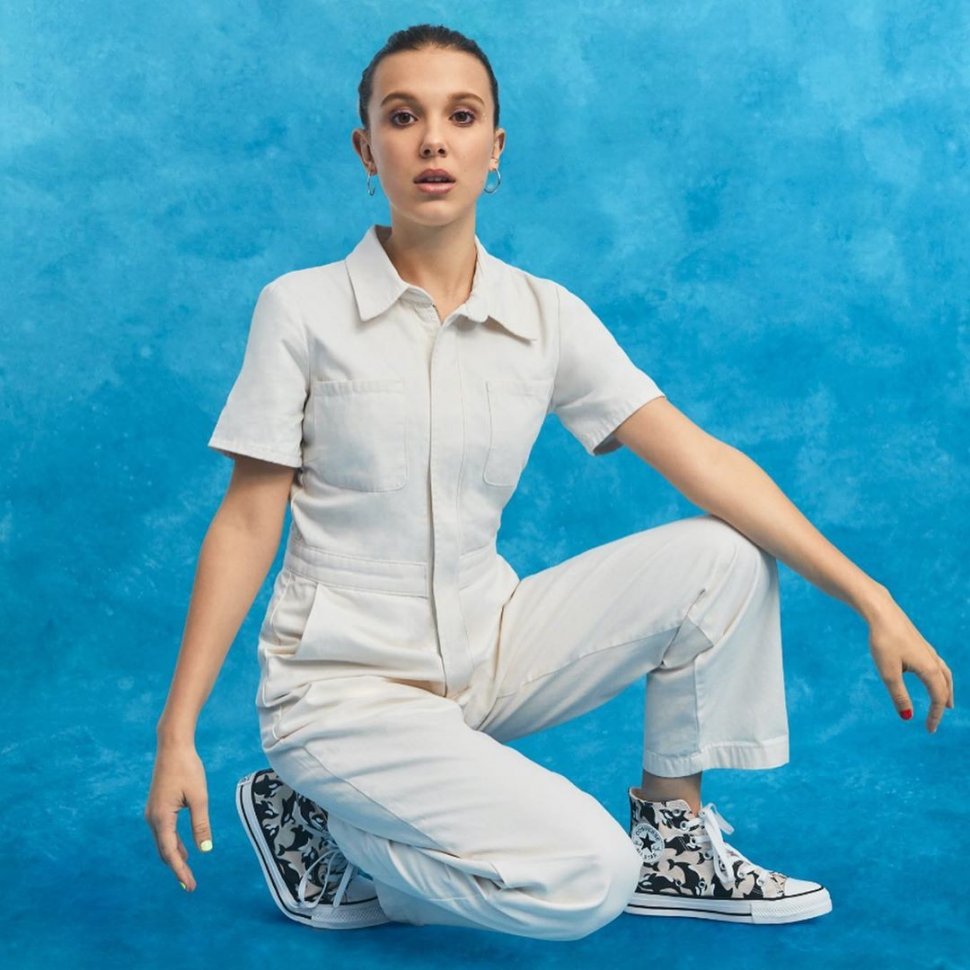 Millie Bobby Brown x Converse. (Instagram/@converse)