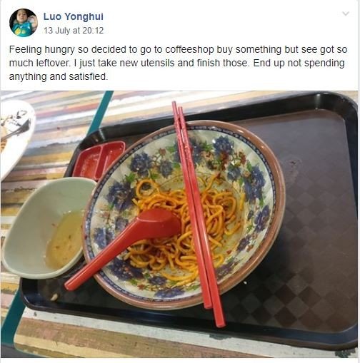 Pria Singapura Ini Pilih Makan Sisa Makanan (facebook.com/groups/sgfoodrescue)