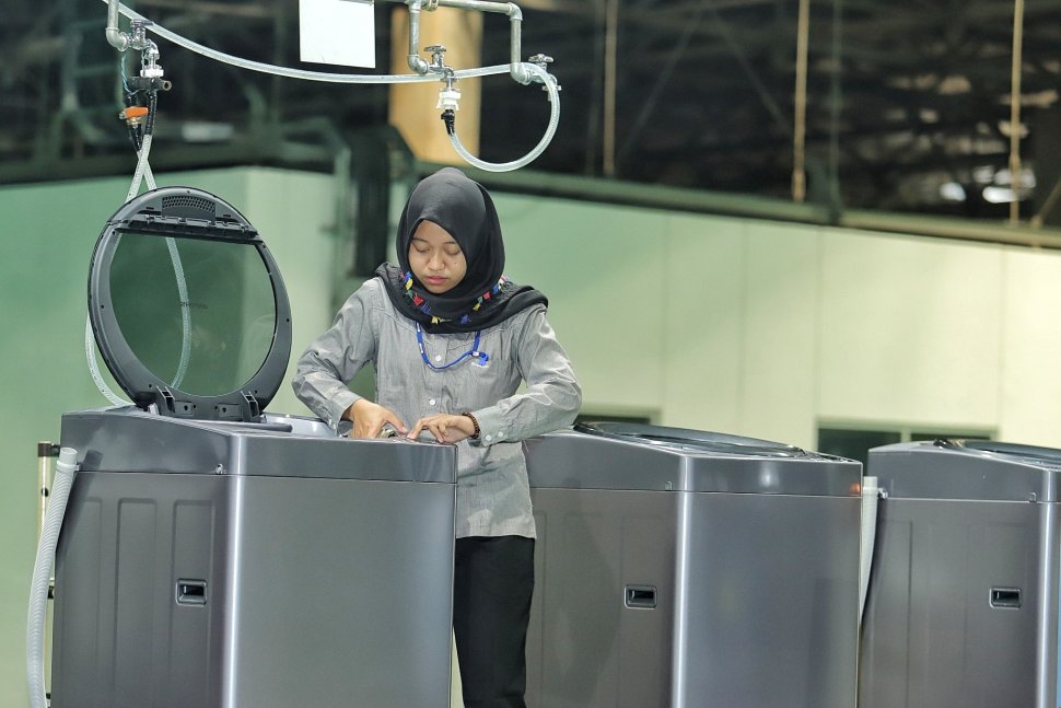 Begini Proses Pembuatan Mesin Cuci di Pabrik Sharp Karawang - Bagian 5