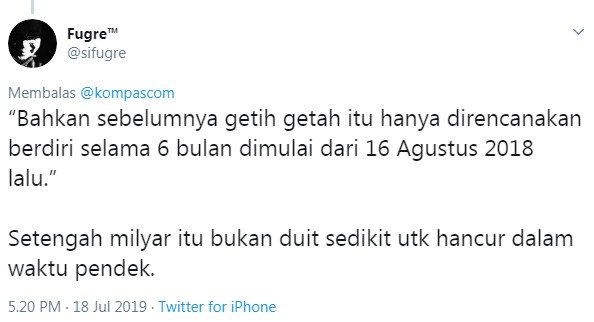 komentar warganet soal instalasi bambu Getah Getih (Twitter)