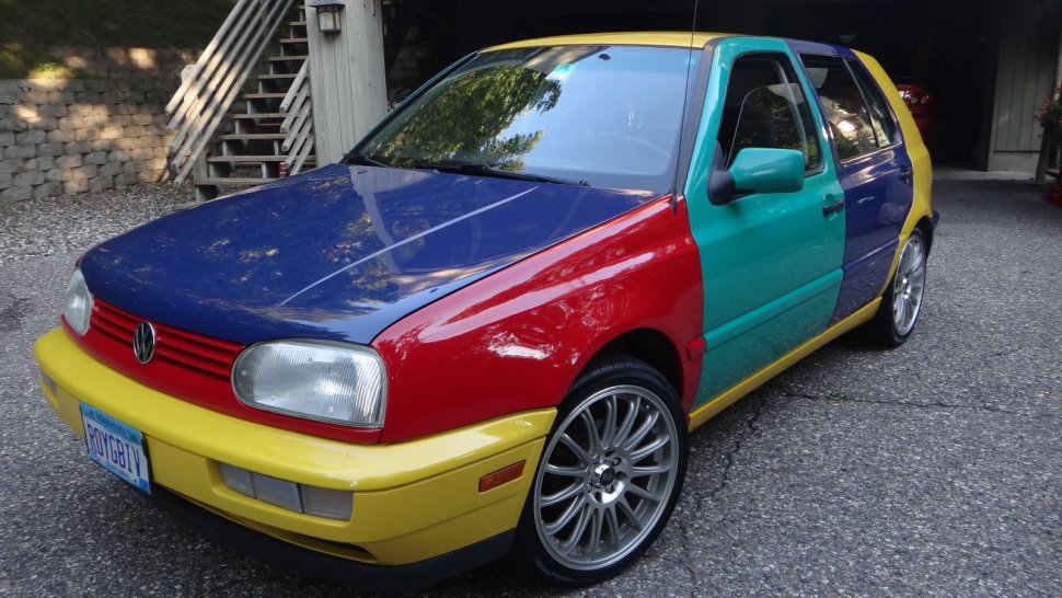 VW Golf Harlequin. (German Cars For Sale Blog)