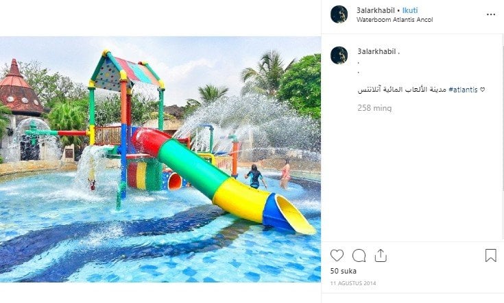 Waterboom Atlantis Ancol. (Instagram/@3alarkhabil)