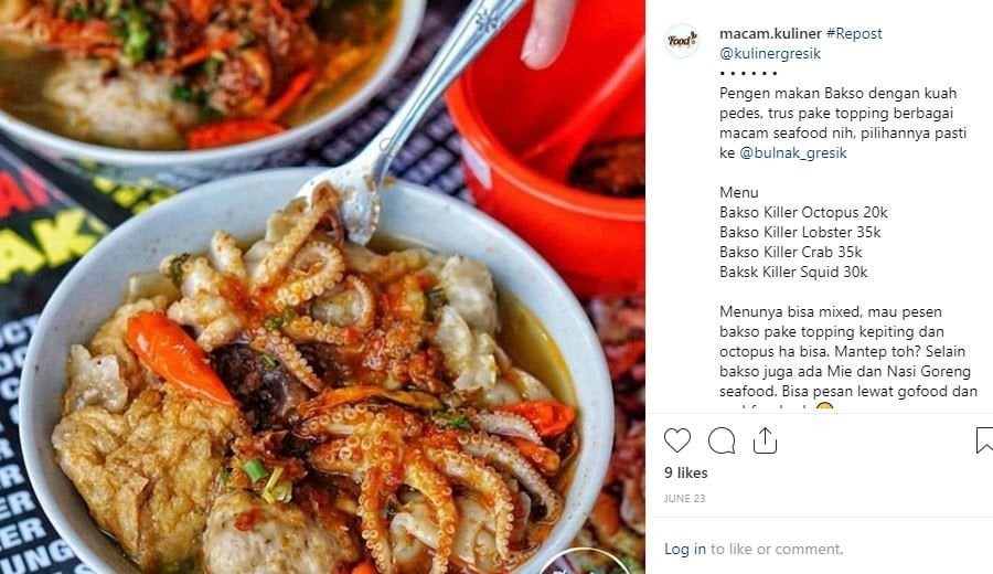 (Instagram Macam Kuliner)