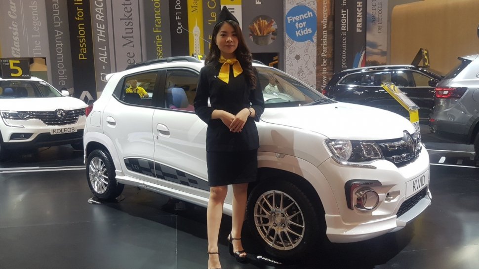 Renault Kwid dipamerkan di GIIAS 2019, Jumat (26/7/2019). [Suara.com/Manuel Jeghesta Nainggolan]