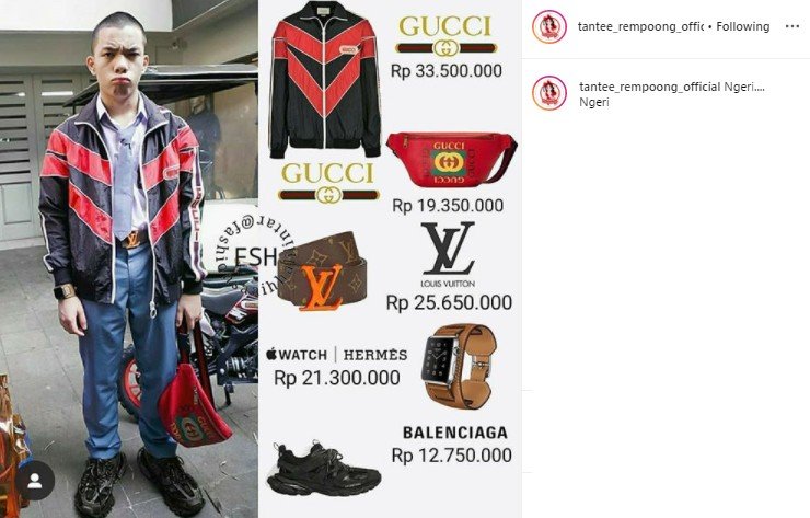 Total Lebih dari Seratus Juta Ini Potret Outfit Mewah 