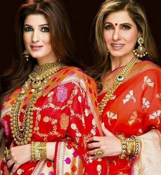 Dimple Kapadia bersama putrinya, Twinkle Khanna. [Instagram]