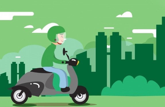 Ilustrasi ojek online. (mobimoto.com)