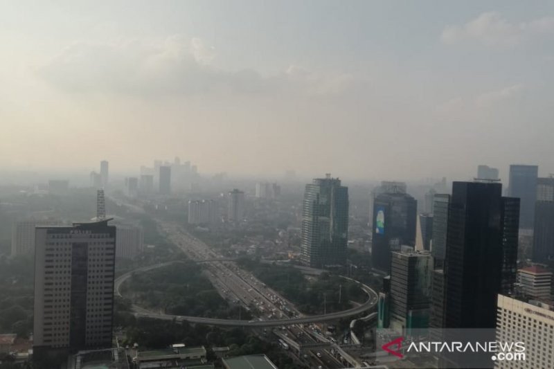 Kualitas Udara Jakarta. (Antara)