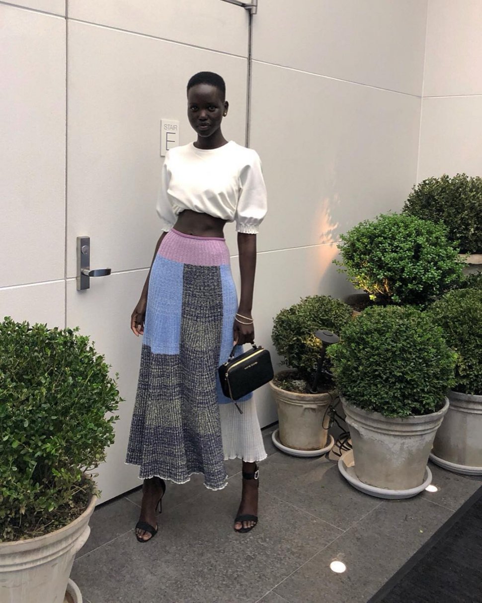 Adut Akech. (Instagram/@adutakech)