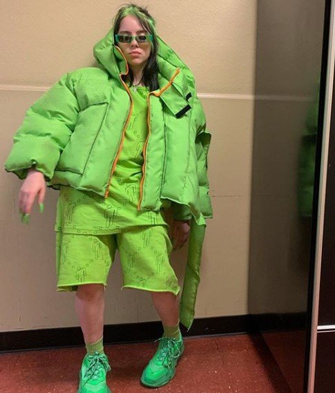 Gaya Billie Eilish. (Instagram/@billieeilish)