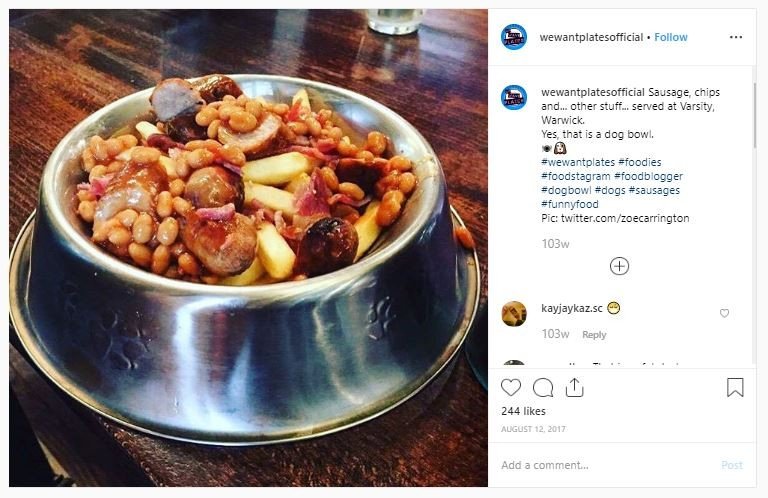 Cara unik restoran menyajikan makanan (instagram.com/wewantplatesofficial)