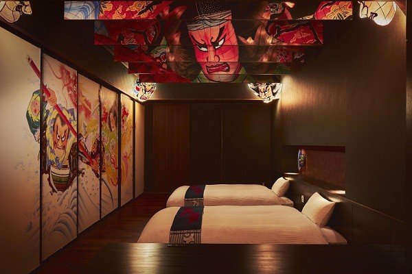 Hoshino Resorts Aomoriya Nebuta Room Bed. (Hoshino Resorts)