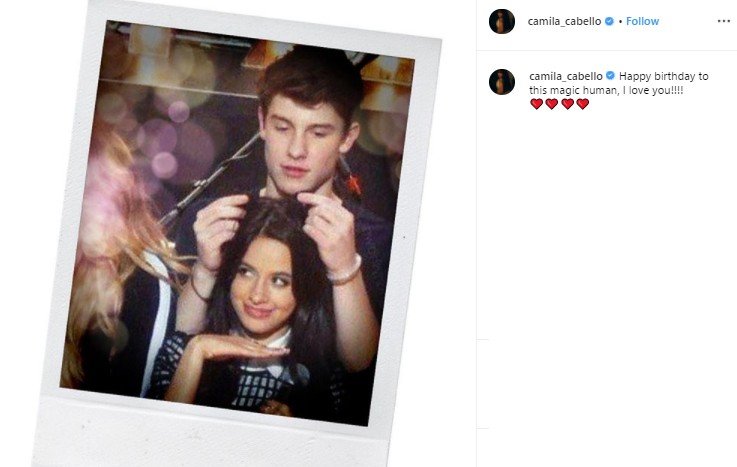 Ucapan ulang tahun Camila Cabello untuk Shawn Mendes. (Instagram/@camila_cabello)