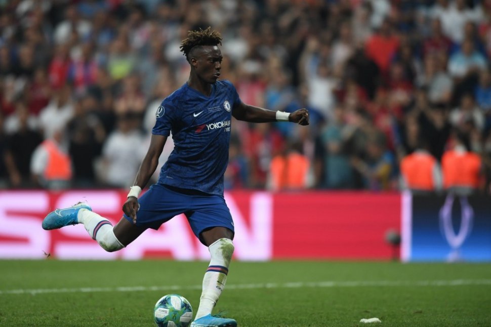 Striker muda Chelsea, Tammy Abraham. (Ozan Kose/AFP).