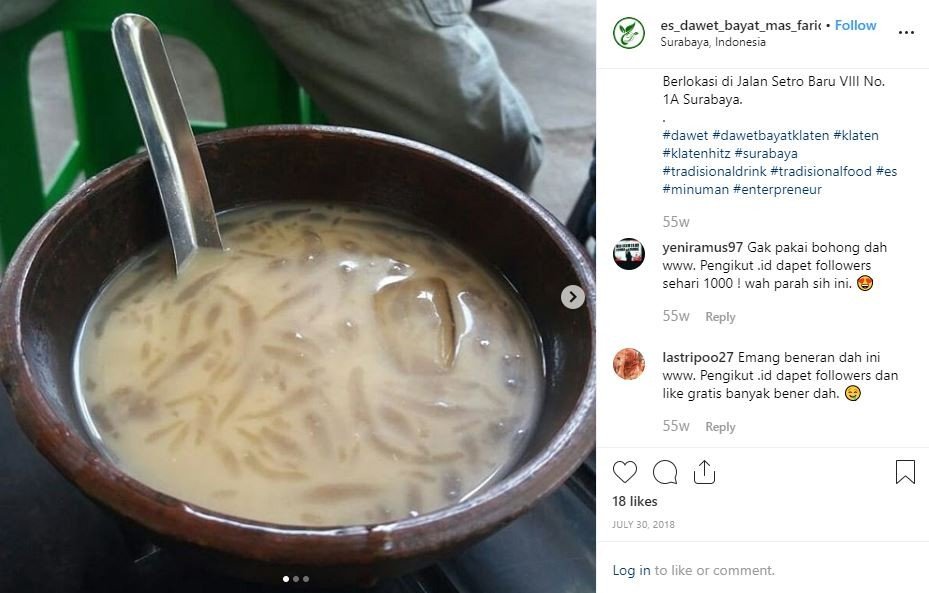 Slurrrp Siang Terik Jadi Segar di Balik Kelezatan Dawet  