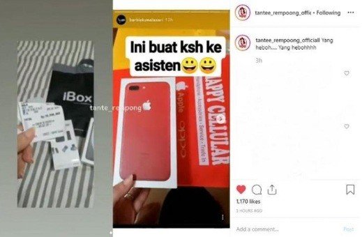 Unggahan akun gosip [Instagram]