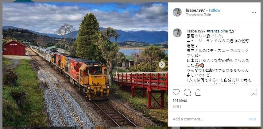 Jalur Kereta Paling Menakjubkan di Dunia (instagram.com/lisabe.1997)