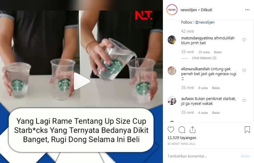 viral gelas upsize gelas kedai kopi [ig@newstijen]