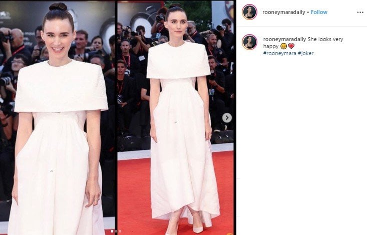 Rooney Mara. (Instagram/@rooneymaradaily)