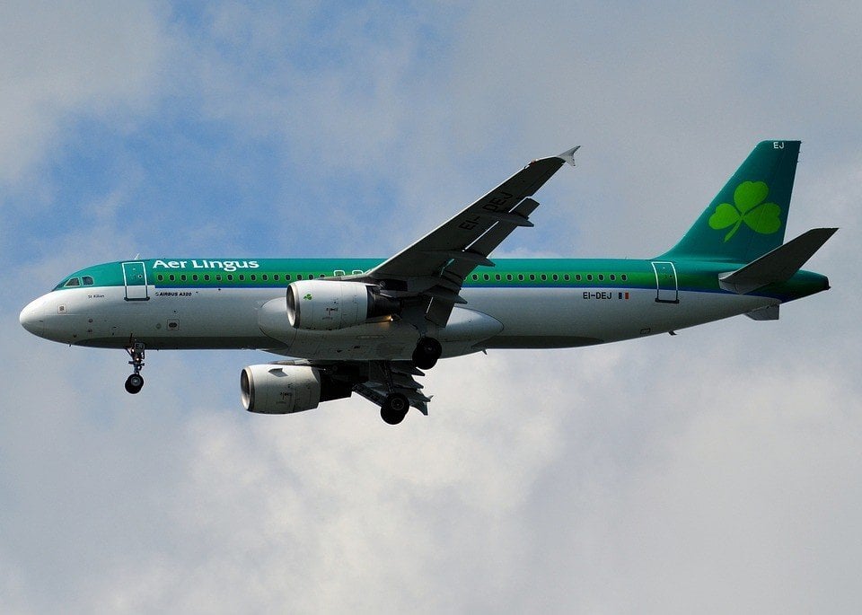 Pesawat milik maskapai Aer Lingus. (Pixabay/ambquinn)