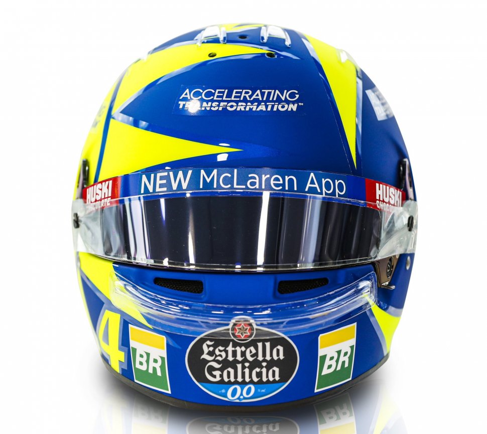 Helm Pembalap F1, Lando Norris. (Twitter/LandoNorris)