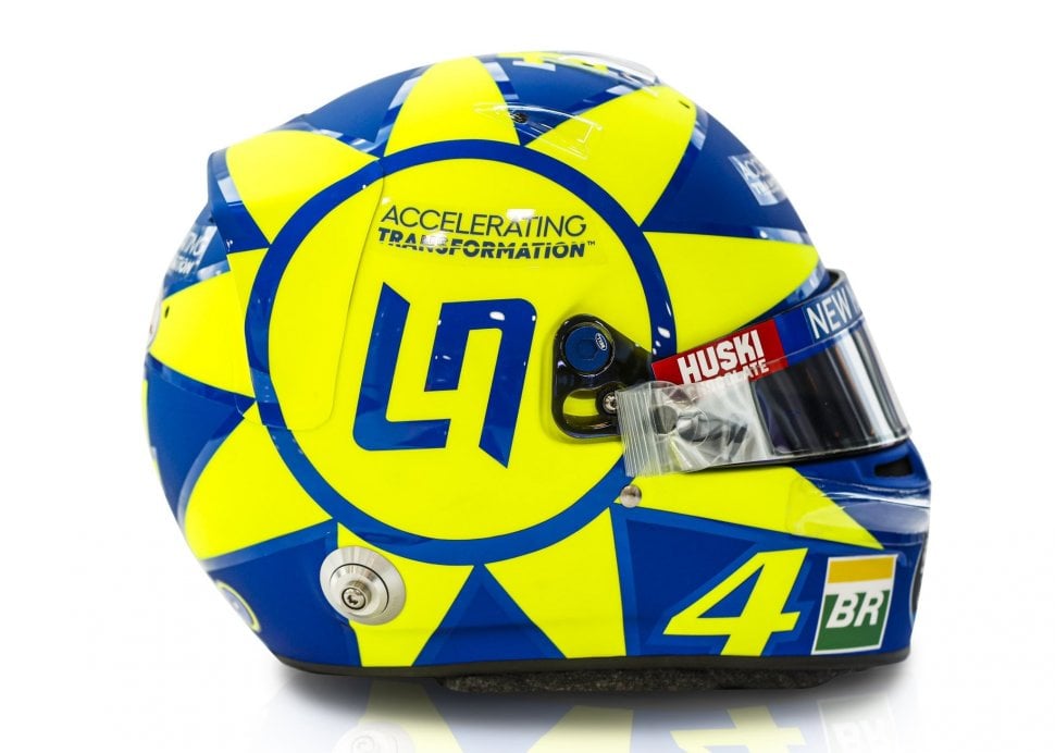 Helm Pembalap F1, Lando Norris. (Twitter/LandoNorris)