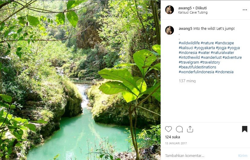 Kalisuci Cave Tubing. (Instagram/@awang5)