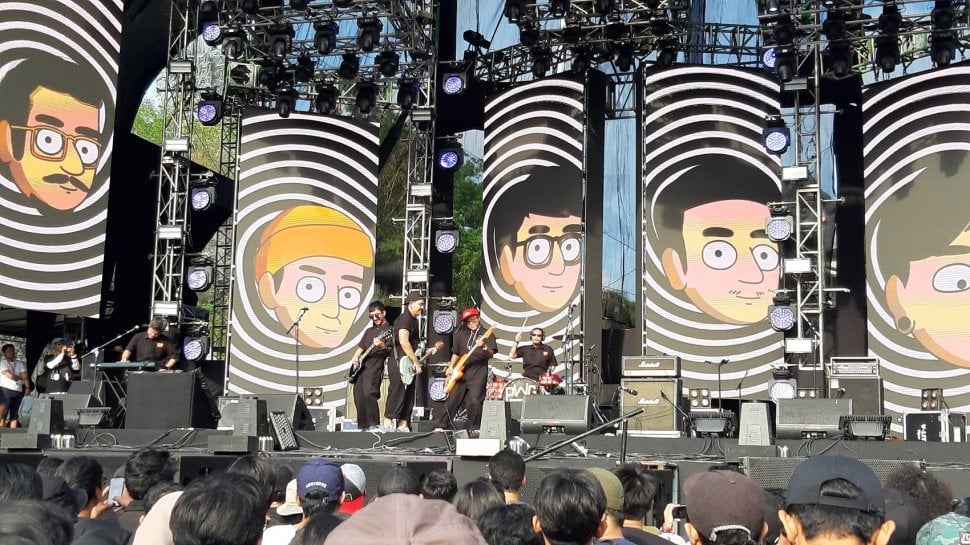 Pee Wee Gaskins beraksi di Soundrenaline 2019 [Suara.com/Ferry Noviandi]