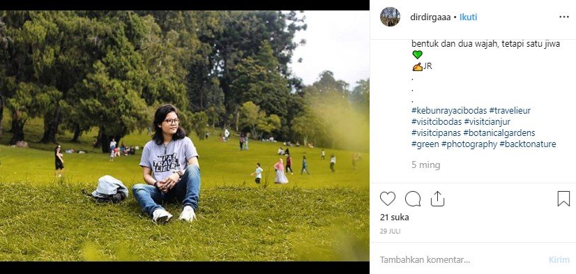 Kebun Raya Cibodas. (Instagram/@dirdirgaaa)