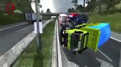 Simulasi Kecelakaan di Tol Cipularang. (Facebook)
