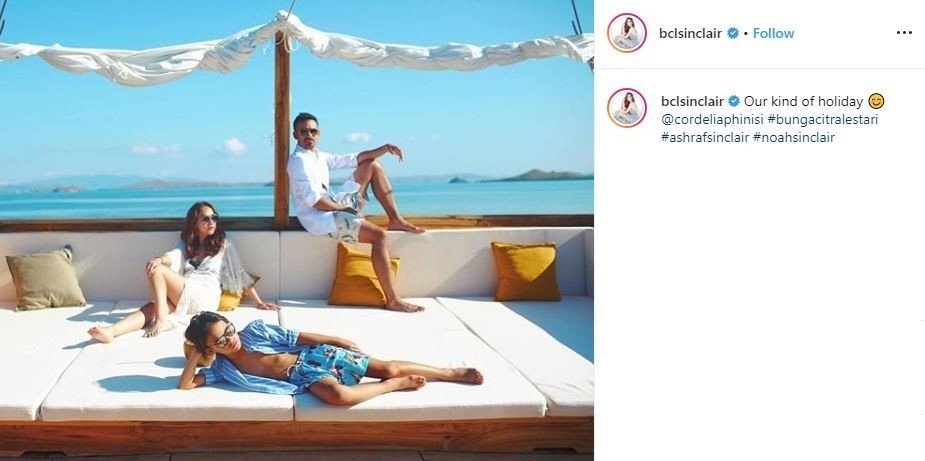 5 Selebriti Ini Liburan Naik Kapal Pinisi, Serunya sampai Bikin Iri. (instagram.com/bclsinclair)