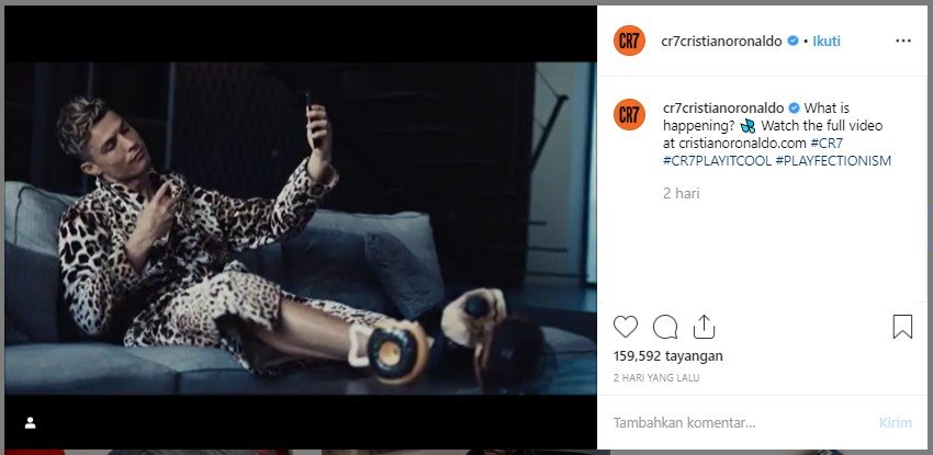 Cristiano Ronaldo. (Instagram/@cr7cristianoronaldo)