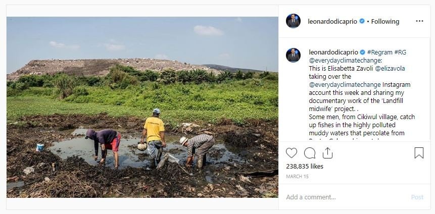 Deretan Lokasi di Indonesia yang Pernah Disoroti Leonardo di Caprio (instagram.com/leonardodicaprio)