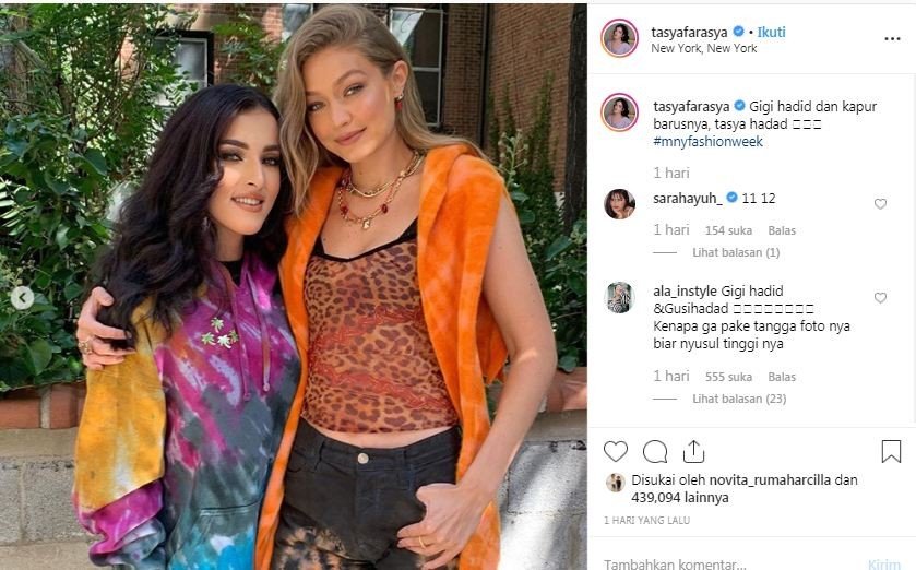 Gigi Hadid Dan Tasya Farasya Review Terbaru Gigi Hadid Dan Tasya Farasya Review Terbaru