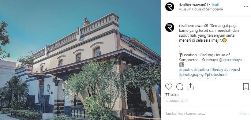 Museum House of Sampoerna. (Instagram/@rizalhermawan1)