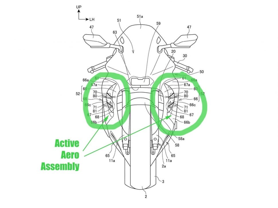 Paten Aerodinamika Aktif Moge Honda. (Asphalt and Rubber)