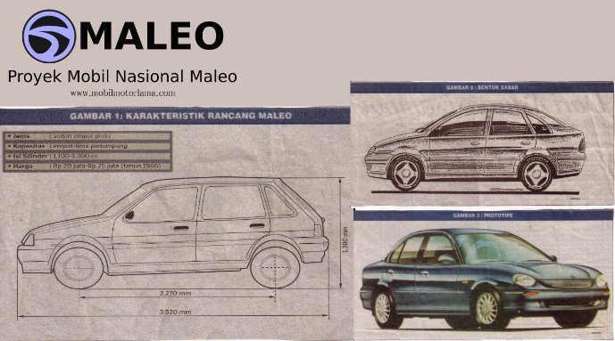 Mobil rancangan BJ Habibie yang bernama Maleo. (mobilmotorlama.com)