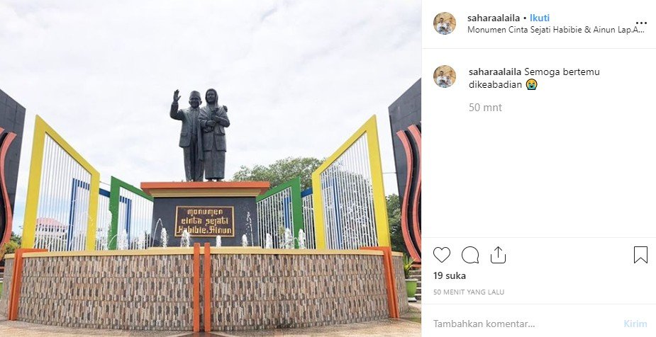 Destinasi wisata di Parepare, tanah kelahiran BJ Habibie. (Instagram/@saharaalaila)