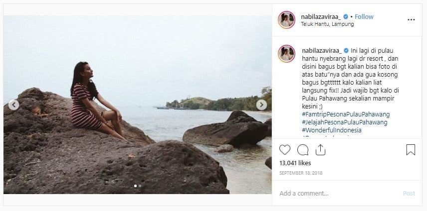 Gaya Liburan Nabila Zavira (instagram.com/nabilazaviraa_)