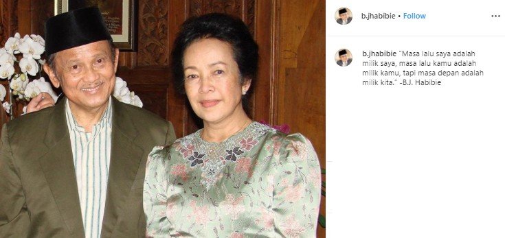 BJ Habibie, Ainun Habibie. (Instagram/@b.jhabibie)