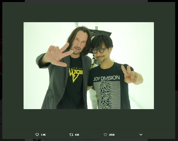 Keanu Reeves sempatkan diri liburan di Jepang (twitter.com/HIDEO_KOJIMA_EN)