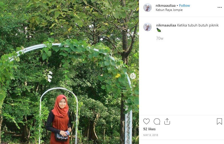 Kebun Raya Jompie di Parepare. (Instagram/@nikmaauliaa)