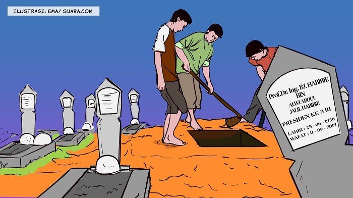Foto yang Hilang, Cerita Penggali Kubur BJ Habibie