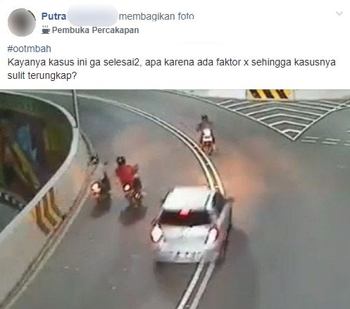 Kasus kecelakaan di flyover Manahan, Solo yang tak kunjung usai. (Facebook/Putra)