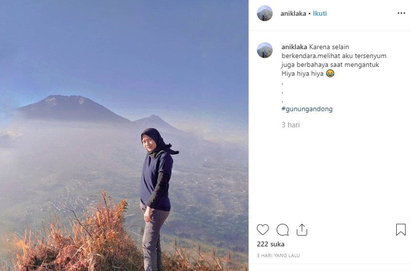 Potret keindahan Gunung Andong. (Instagram/@aniklakka)