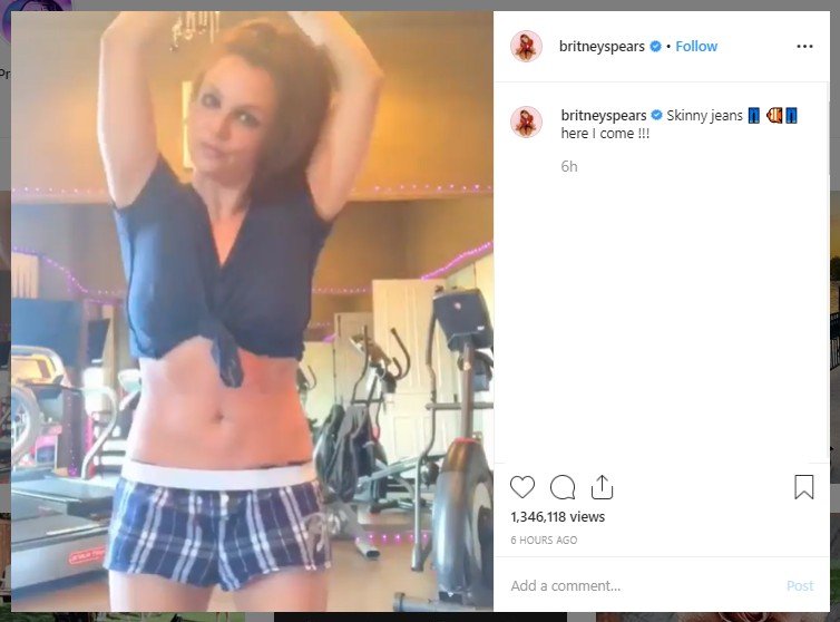 Britney Spears. (Instagram/@britneyspears)