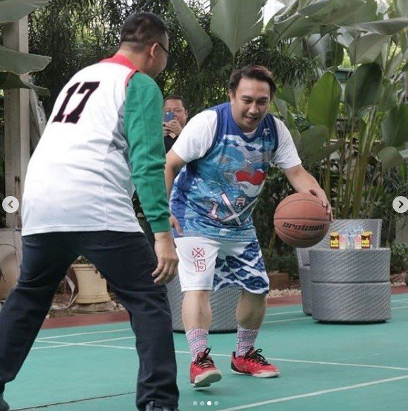 Augie Fantinus dan Menpora Imam Nahrawi [Instagram/augiefantinus]