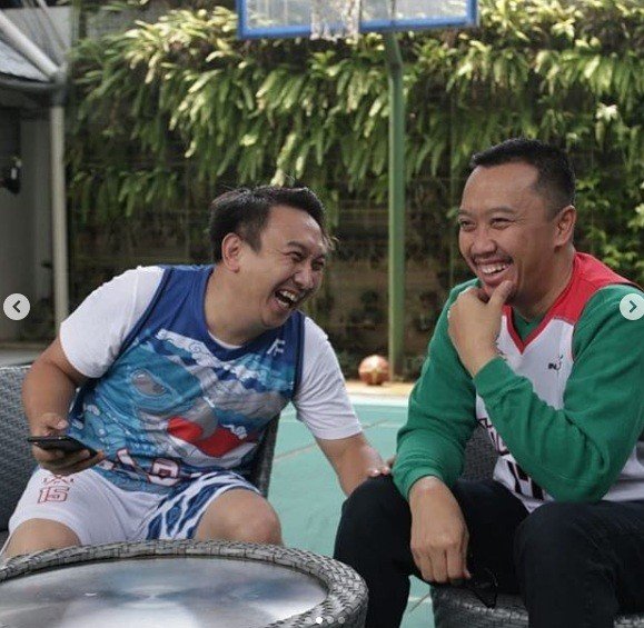 Augie Fantinus dan Menpora Imam Nahrawi [Instagram/augiefantinus]