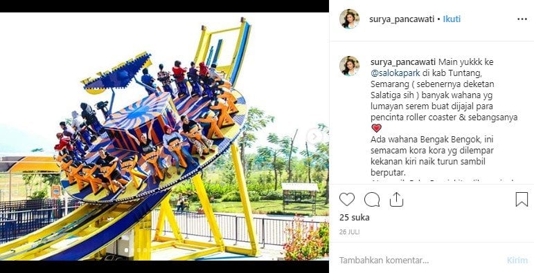 Saloka Theme Park di Semarang. (Instagram/@surya_pancawati)